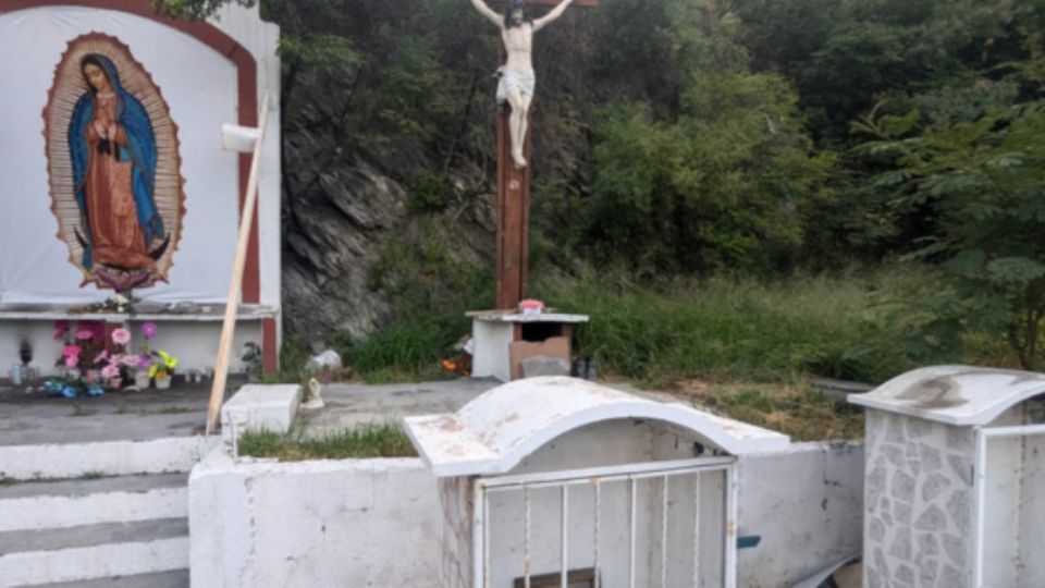 Cristo sobre avenida Morones Prieto.