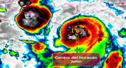 Huracán John se intensifica a categoría 3 y toca tierra en Guerrero