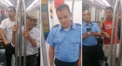 Video: Pasajeros abuchean a guardia de Metrorrey por bajar a raperos de tren