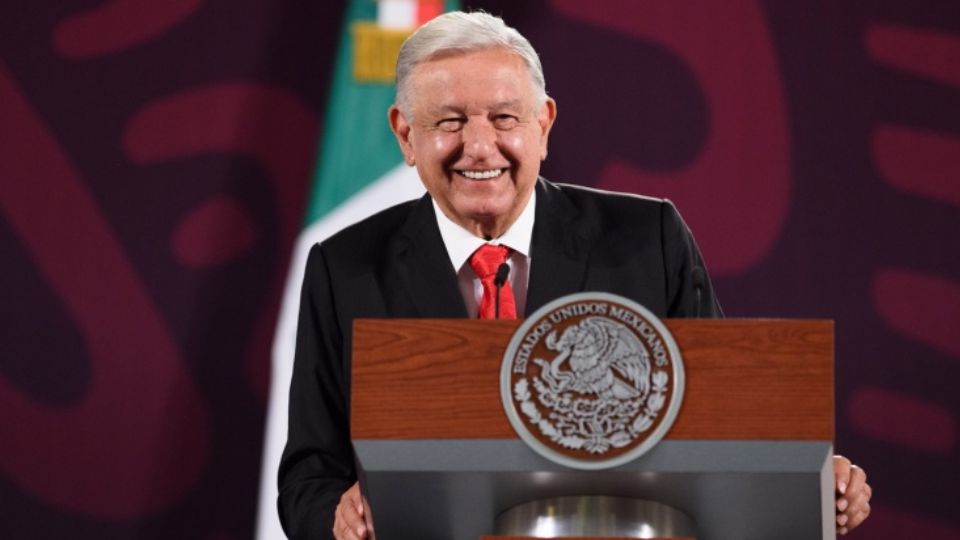 Andrés Manuel López Obrador en rueda de prensa