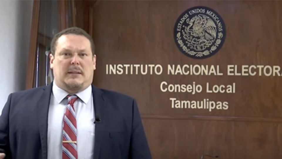 Sergio Iván Ruiz Castellot, presidente del INE en Tamaulipas.