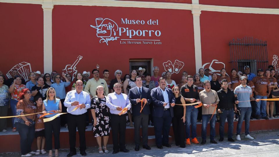 Inauguración del Museo del Piporro en Los Herreras, Nuevo León.