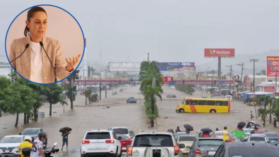 Huracán 'John' deja serios daños en Acapulco, Guerrero.