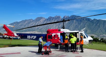 Traslado aéreo de bebé recién nacido al Hospital Universitario