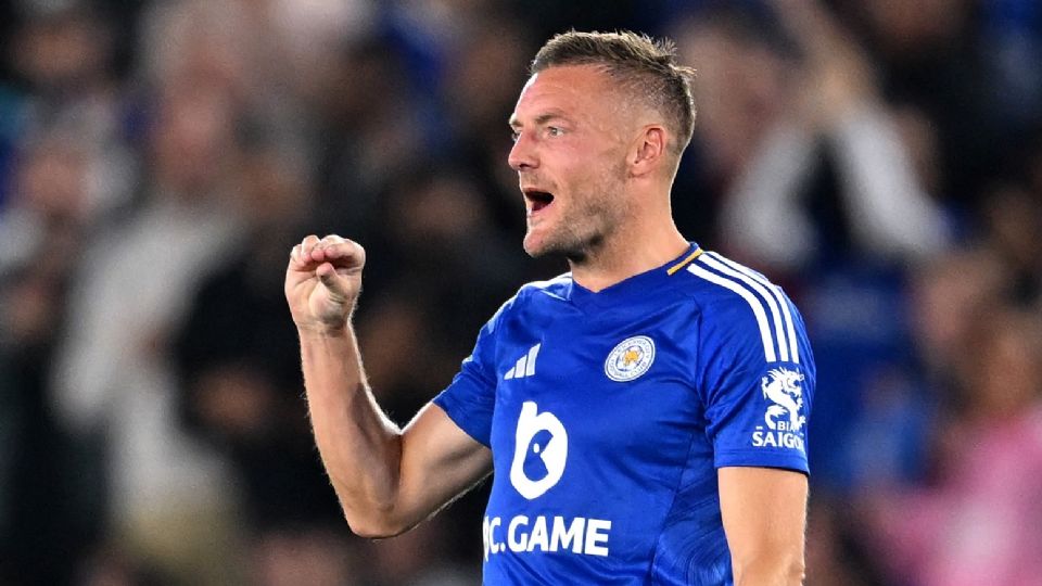 Jamie Vardy, delantero histórico del Leicester City