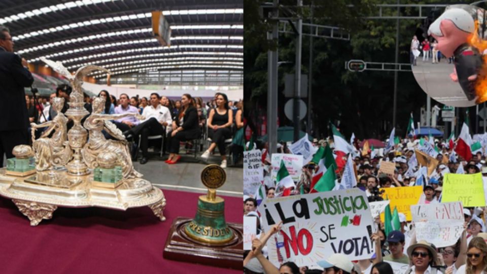 Diputados federales debaten Reforma Judicial en sede alternativa ante protestas.