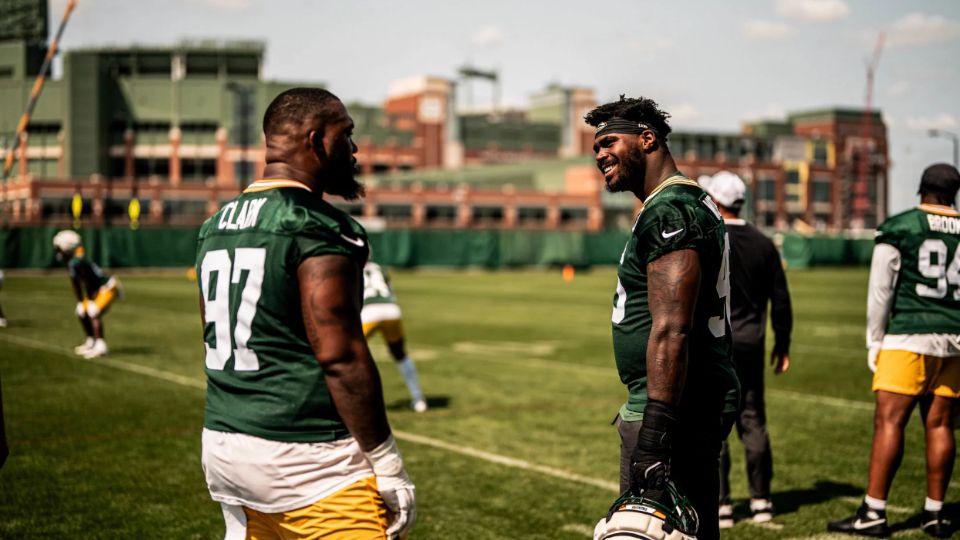 Entrenamiento de Packers previo a Sao Paulo