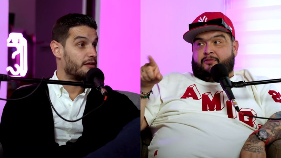 Adrián Marcelo e Iván 'La Mole' en su podcast 'Hermanos de Leche'