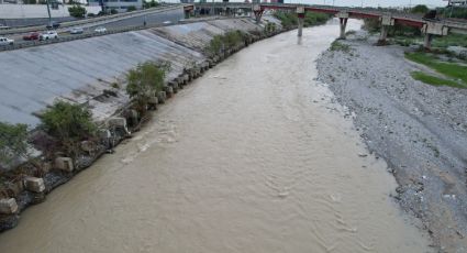 Lluvias 'reviven' la corriente de agua en el río Santa Catarina