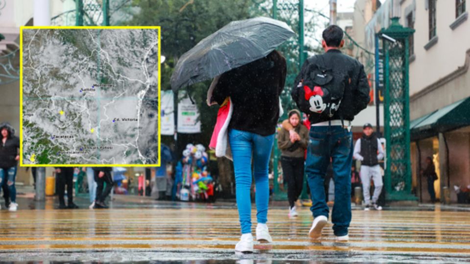 La lluvia vendrá acompañada de rachas de viento.