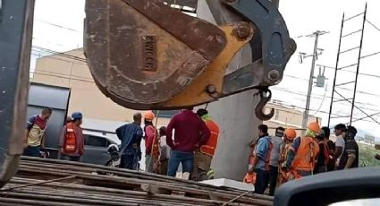 Muere trabajador tras caer de un puente en construcción en García, Nuevo León