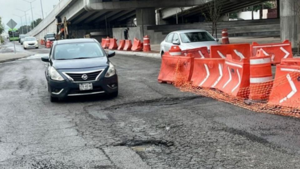 Proliferan baches tras las recientes lluvias en la ciudad.