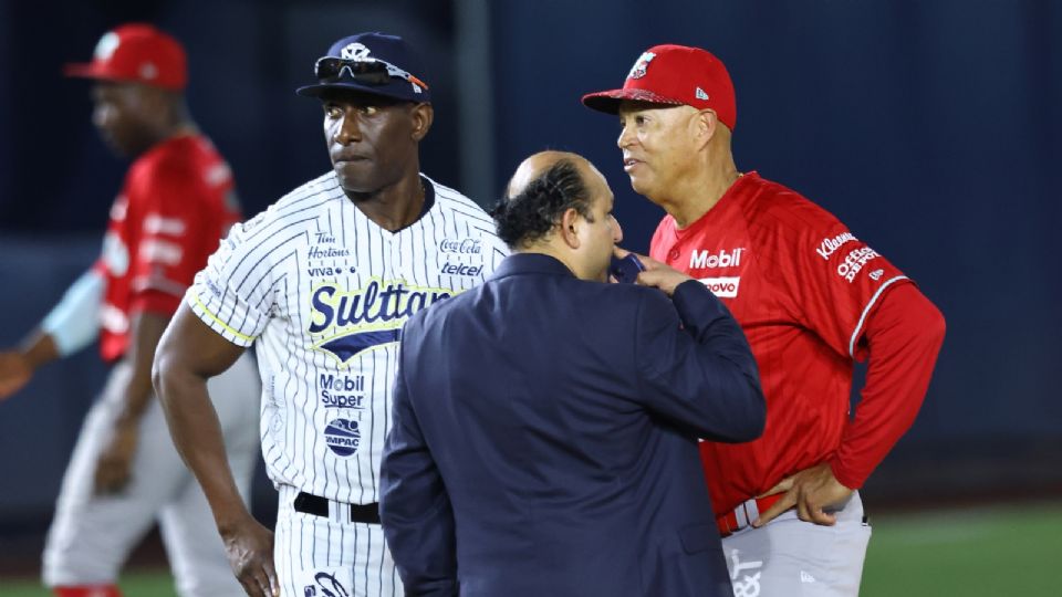 El duelo entre Diablos Rojos y Sultanes se reanudará el domingo.