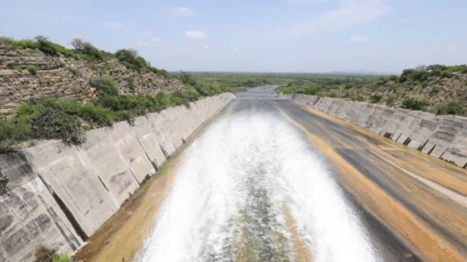 Presa Cerro Prieto continúa llena pese a desfogue