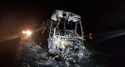 Choque de tráiler y autobús deja 4 personas muertas en Vallecillo, NL