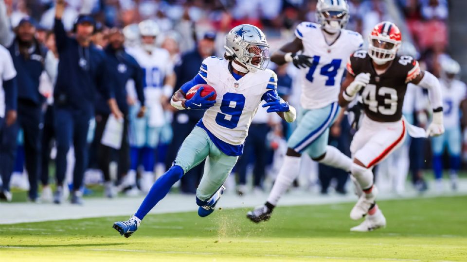 Dallas inicia temporada venciendo 33-17 a Cleveland.