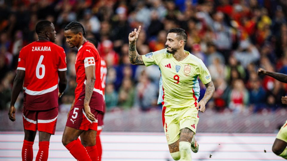 España golea 4-1 a Suiza en la UEFA Nations League.