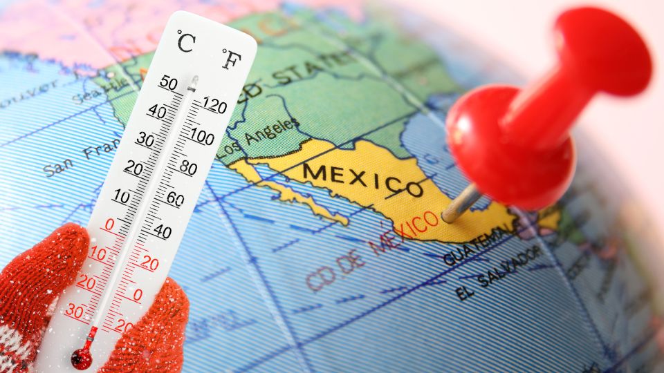 Registra México su temperatura más baja en los últimos 10 años