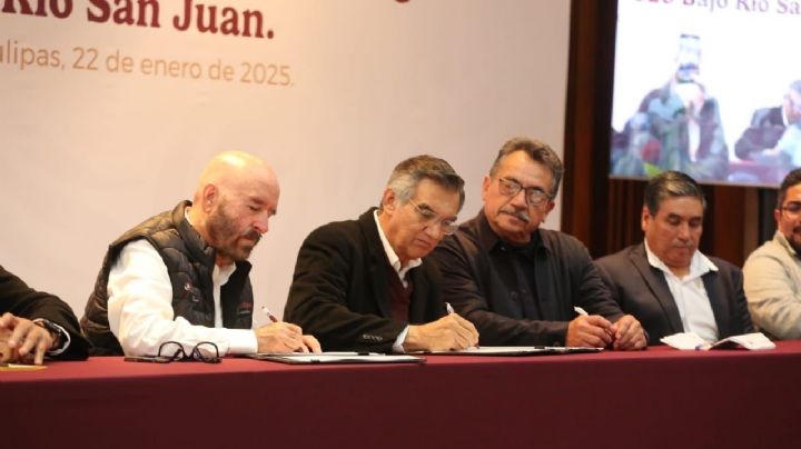 Conagua y Tamaulipas firman convenio para modernizar el campo con inversión millonaria