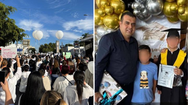 Fuera Rocha: Familias protestan por asesinato de hermanitos y su padre en Culiacán