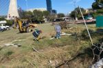 Municipio desaloja instalaciones del campo deportivo Liga de Beisbol del Valle, en San Pedro