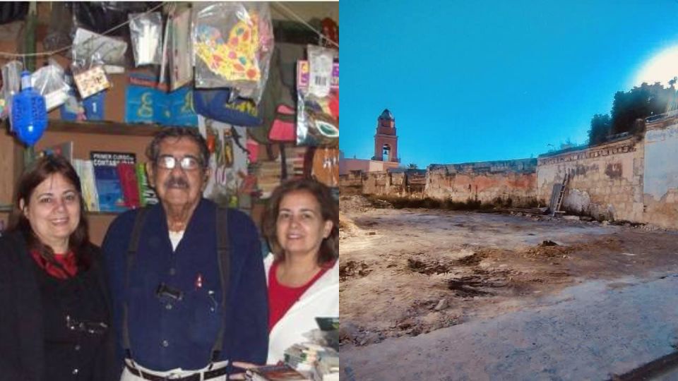Don Pachur e hijas ateniendo su negocio en Montemorelos | Facebook / El Clan de los Ombligones de Montemorelos