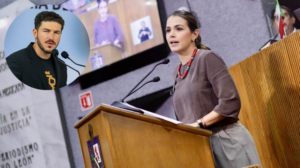 Lorena de la Garza, diputada local del PRI, acusó a Samuel García de no respetar al Legislativo