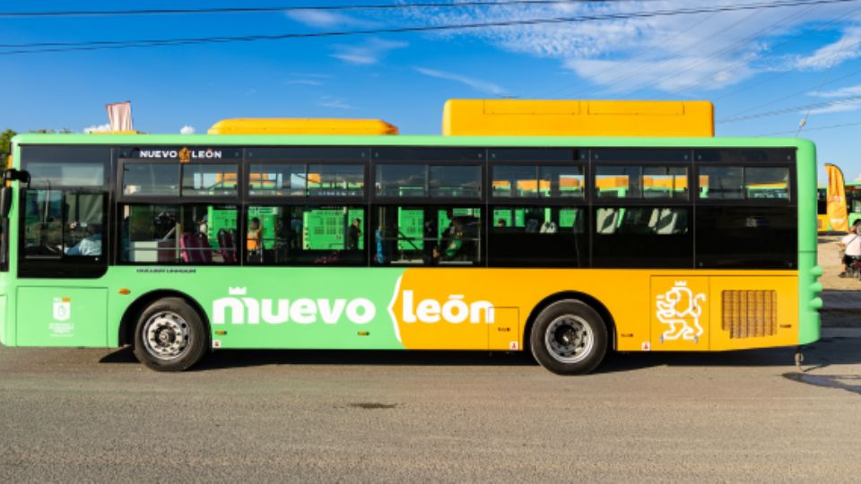 Una de las unidades de transporte público para la cuenca norte de Nuevo León.