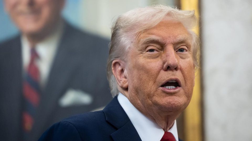 El presidente de Estados Unidos, Donald Trump, en la Oficina Oval de la Casa Blanca, en Washington