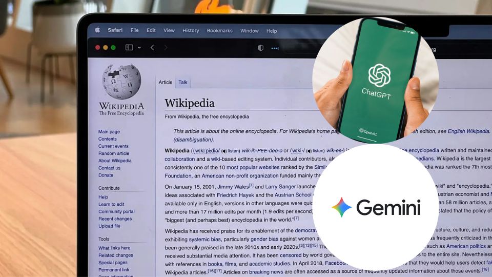 La Inteligencia Artificial comienza a ganar terreno a Wikipedia.
