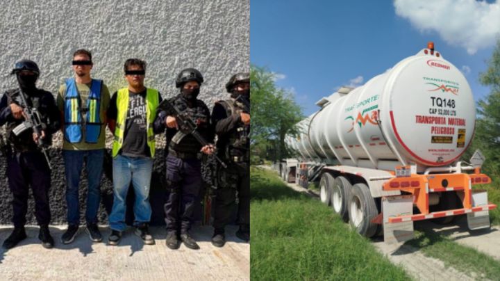 Detienen en Pesquería a 2 por intentar robar 52 mil litros de huachicol