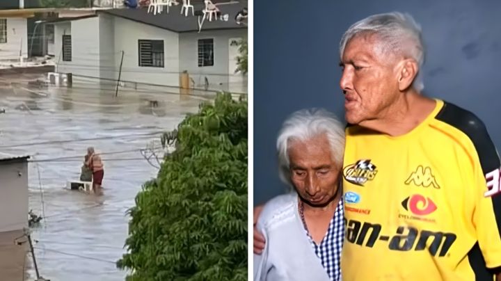 Muere Doña Elodia, mujer que se abrazó a su esposo durante inundaciones de Poza Rica