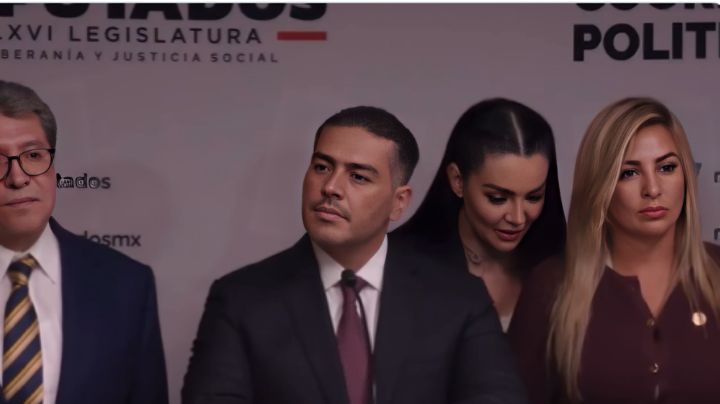 Video: Diputadas 'pelean' por estar cerca de Omar García Harfuch en conferencia