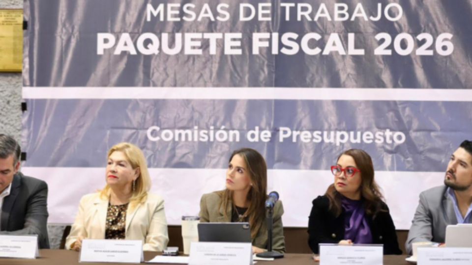 Esta mesa de trabajo estuvo liderada por Lorena de la Garza, presidenta de la comisión de presupuesto.