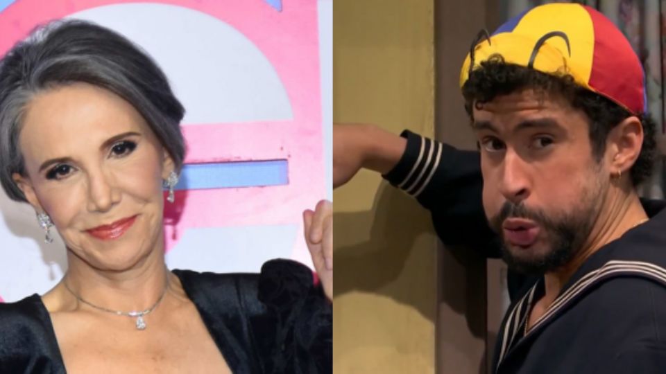Florinda Meza y Bad Bunny.