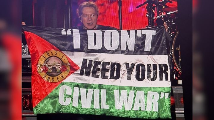 Guns N' Roses muestra apoyo a Palestina y conmueve al público en show en Colombia
