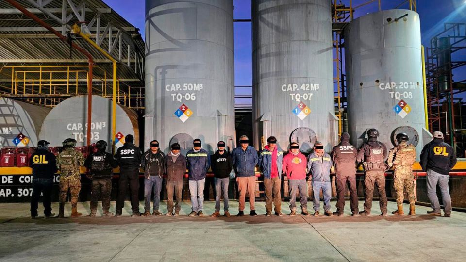 Los detenidos quedaron a disposición de las autoridades federales.