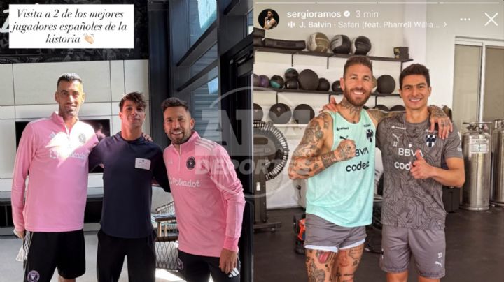 Rayados: Sergio Ramos sigue entrenando en vacaciones; Óliver Torres visita al Inter Miami 
