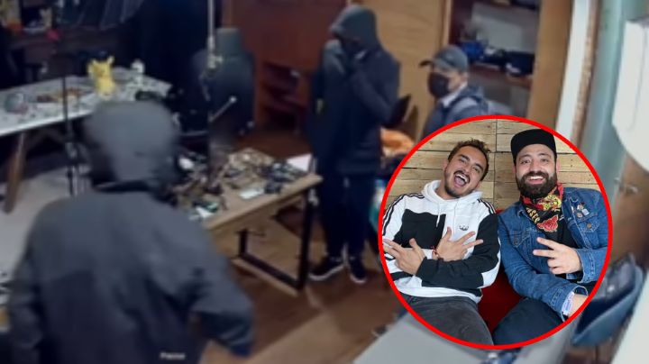 Asaltan las oficinas de "La Cotorrisa", Ricardo Pérez y Slobotzky exhiben a los delincuentes