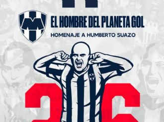 Rayados realizará homenaje a ‘ Chupete’ Suazo en la Ida por los Cuartos de Final