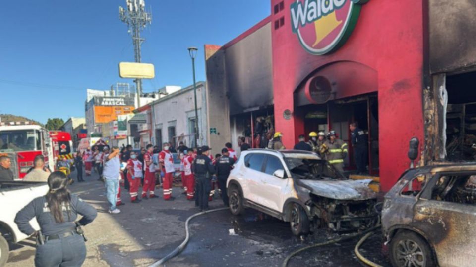 Incendio en Waldo's.