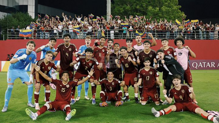 Venezuela vence por goleada a Inglaterra en su debut en el Mundial Sub-17 de Qatar