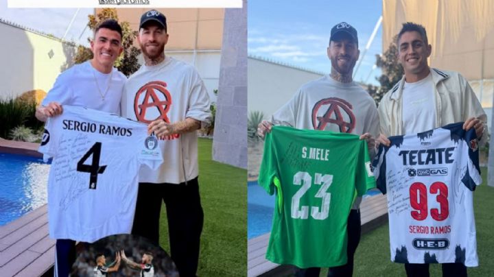 Sergio Ramos invita a su casa a ex compañeros de Rayados para darles su regalo de despedida