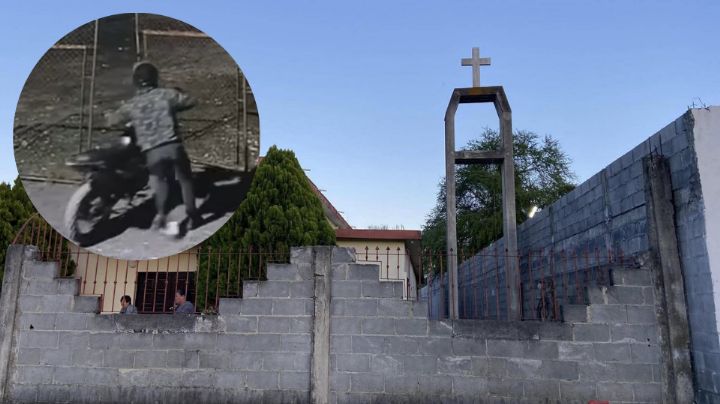 Video: Roban campana de iglesia guadalupana en Montemorelos