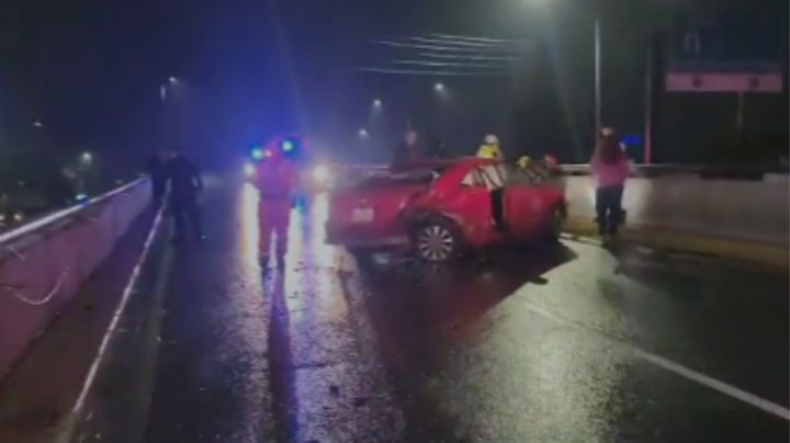 Volcadura deja a un joven lesionado en Monterrey