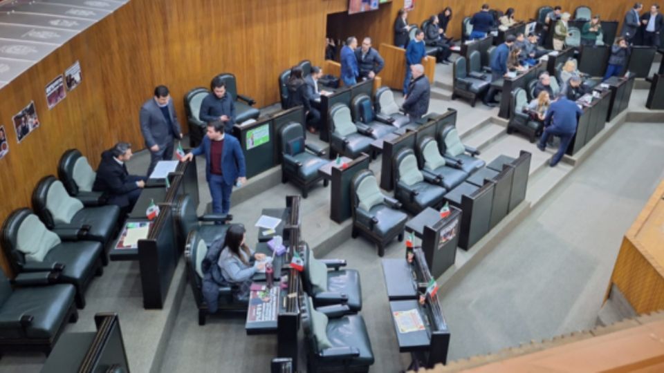 Pleno del Congreso local.