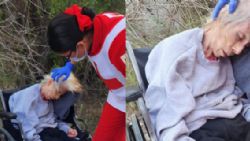 Abandonan a adulta mayor en playa Bagdad; DIF pide apoyo para localizar a su familia