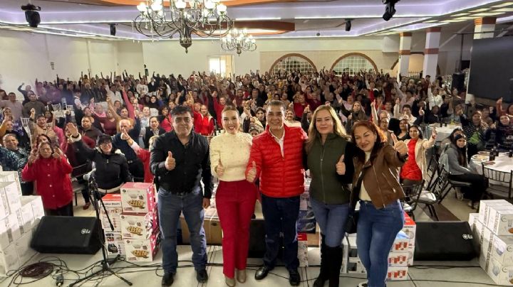 PRI organiza posada a ciudadanos de Juárez
