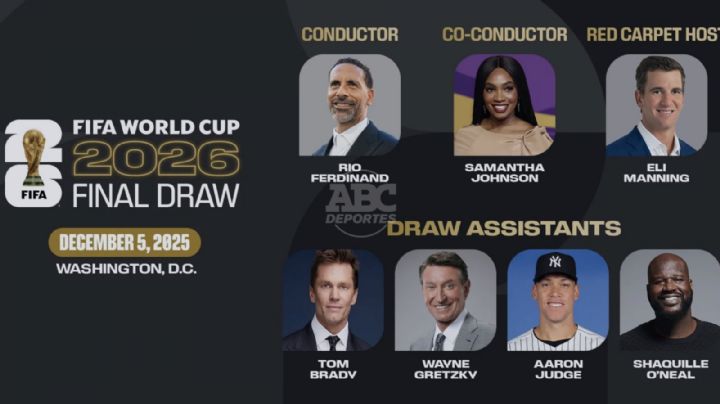 Sorteo Final del Mundial 2026: Rio Ferdinand y estrellas del deporte en la ceremonia