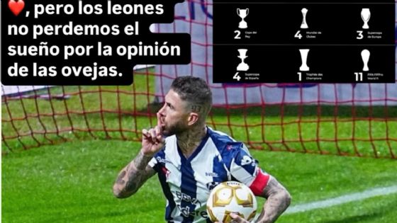 Sergio Ramos responde polémica publicación de Toluca tras la eliminación de Rayados